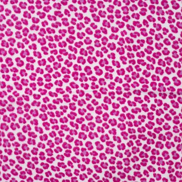 Flanel luipaard roze