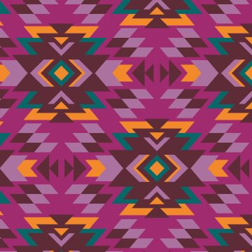 Raincoat aztec fuchsia
