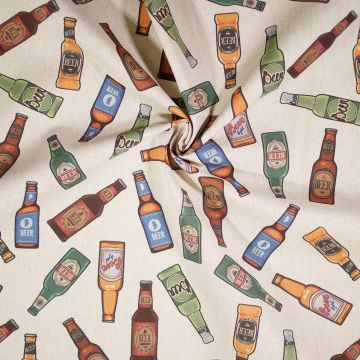 Linnenlook stof Bierflesjes
