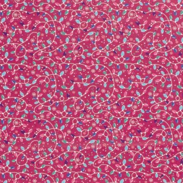 Kerst print op katoenen poplin