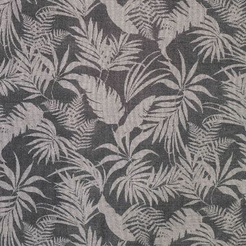 Viscose Air Flow palmtakken print grijs