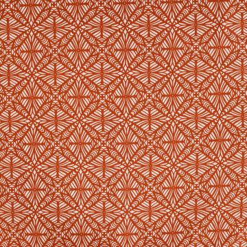 Katoen combi Art Deco Waaiers brique
