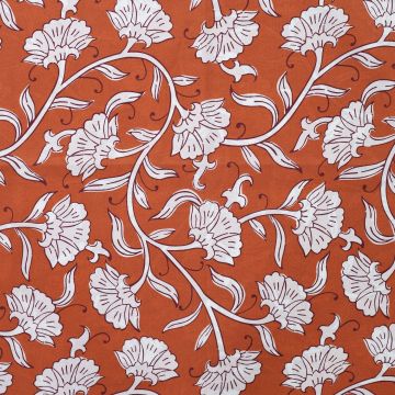 Katoen Boho Lotus Bloom brique