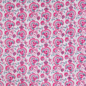 Katoen Combi patchwork stof roze