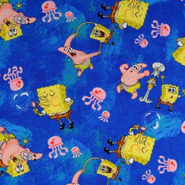 Jersey stof SpongeBob SquarePants