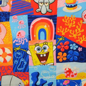 Spongebob Jersey Digital kobaltblauw