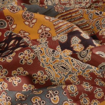 Batik Katoen bedrukt Patchwork