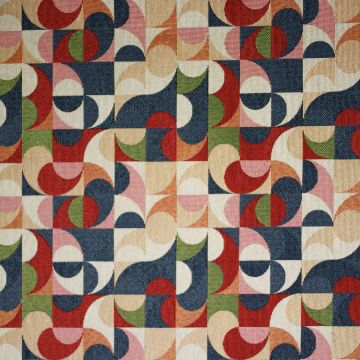 Gobelinstof Retro Organic rood