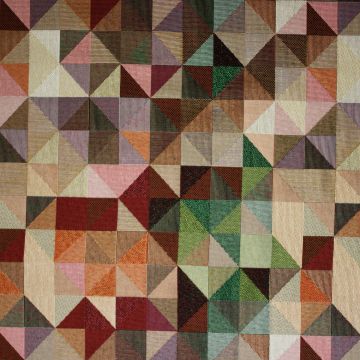 Gobelinstof Retro Blokken beige