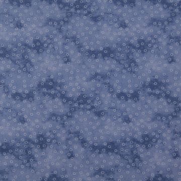 Katoen Poplin Marmer Dots Staalblauw