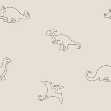 Stretch badstof Dinos beige
