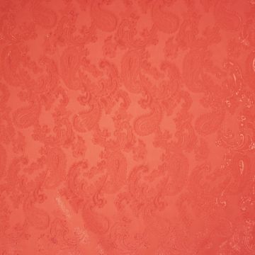 Jacquard voering Paisley rood
