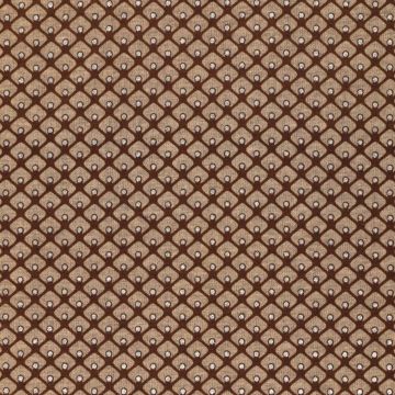 Dubbel jersey sparkle druppel bruin