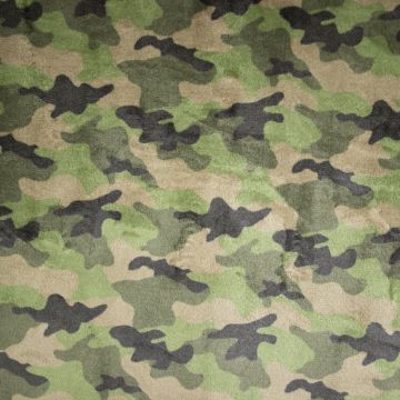 Double Soft Fleece Camouflage groen