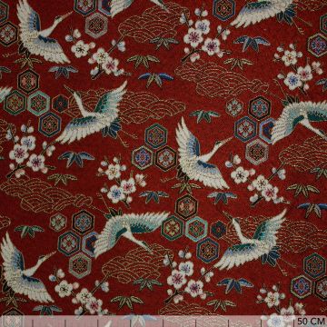 Jacquard Grues rood