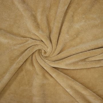 Bamboe Wellness badstof fleece camel