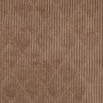 Double-face doorgestikt corduroy mocca