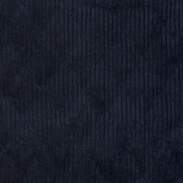 Double-face doorgestikt corduroy marine