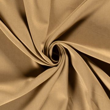 Bamboe poplin camel