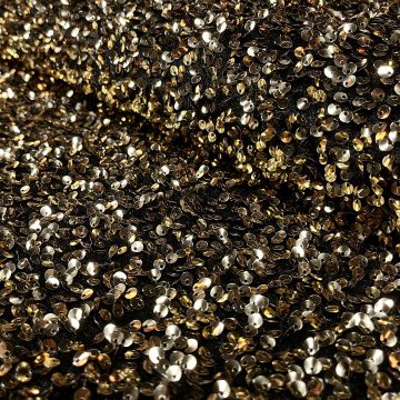 Curvy pailletten velours goud