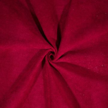 Interieur velours warm rood