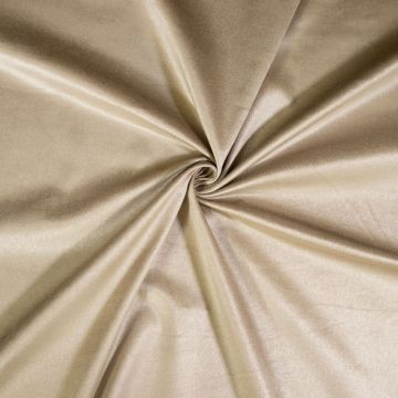 Katoen viscose stretch velours beige