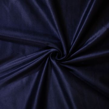 Katoen viscose stretch velours blauw