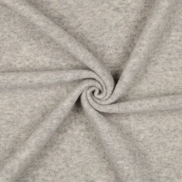 Merino wol fleece grijs
