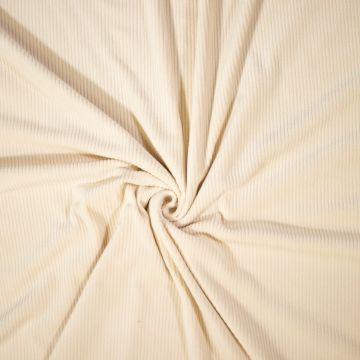 Soft knitted corduroy lichtbeige