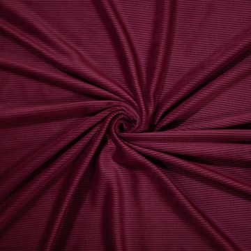 Soft knitted corduroy framboos