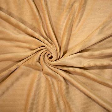 Soft knitted corduroy camel