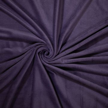 Soft knitted corduroy paars