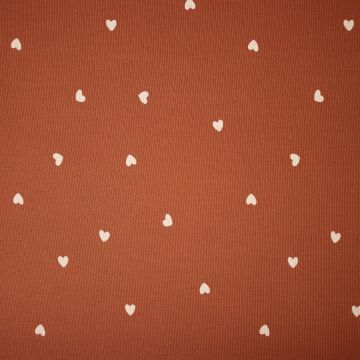 Rib jersey hartjes terra