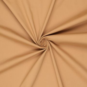 Stretch twil katoen camel