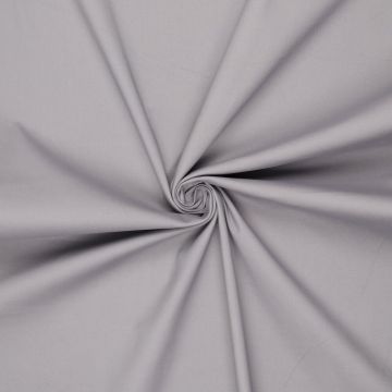 Stretch twil katoen midden grijs