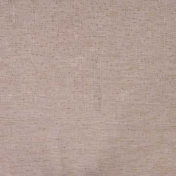 Linnen look stof beige gold dots