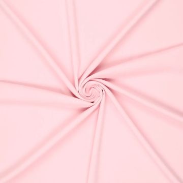 Geweven stretch bamboe stof pastel roze