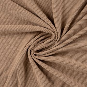 Stretch ribfluweel 8 Wales beige