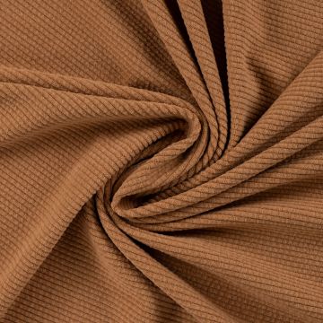 Stretch ribfluweel 8 Wales camel