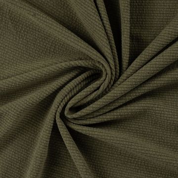 Stretch ribfluweel 8 Wales mos