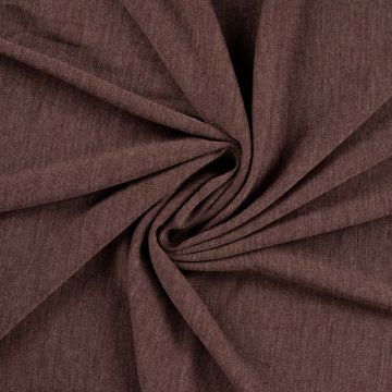 Merino Wool Jersey bruin melange