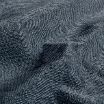 Chenille meubelstof vuil afstotend raf blauw