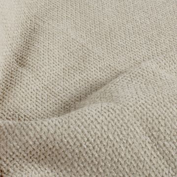Chenille Stof Licht Licht Beige