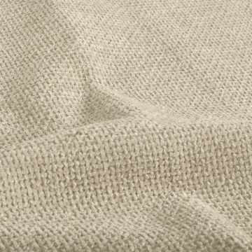 Chenille Stof midden beige