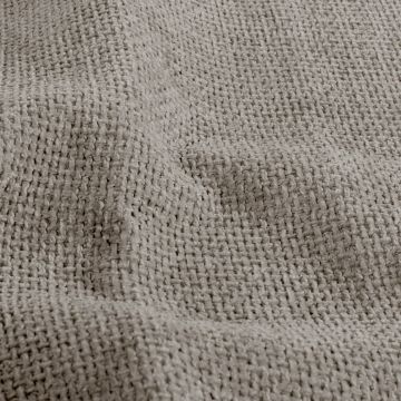 Chenille Stof Licht Beige