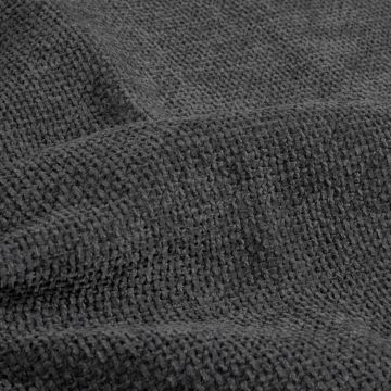 Chenille Stof grijs