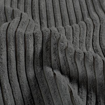 Ribcord Velours Stof grijs