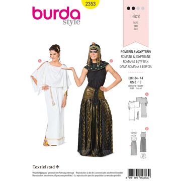Burda patroon 2353 maat 34 t/m 44