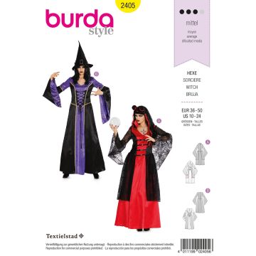 Burda patroon 2405 maat 36 t/m 50