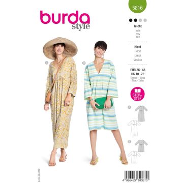 Burda patroon 5816 maat 36 t/m 48